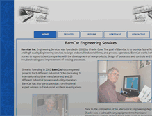 Tablet Screenshot of barncatservices.com
